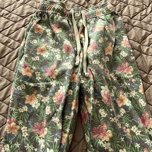 Feejays footed joggers floral